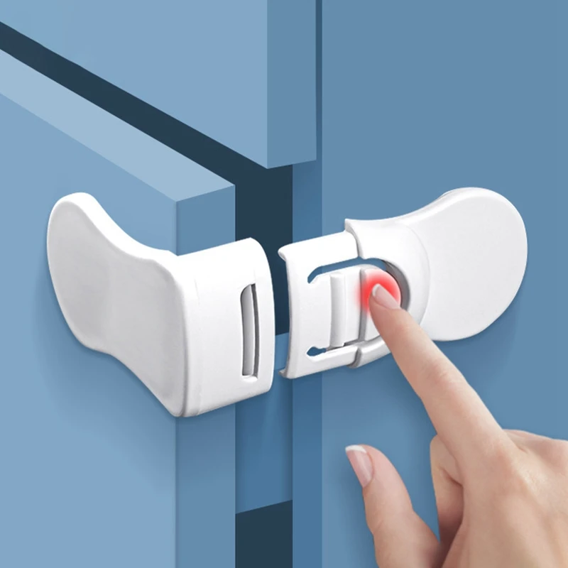 

Kids Safety Drawer Lock Baby Anti-Pinching Hand Cabinet Drawer Locks Home Cabinet Freezer Kids Anti Pinch Hand Security Buckle