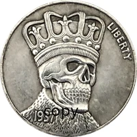 skeleton king hobo coin rangers us coin gift challenge replica commemorative coin replica coin medal coins collection