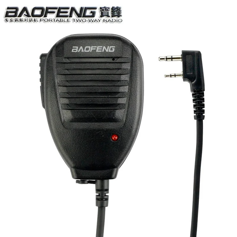 100% Original BaoFeng Walkie Talkie 50km Microphone Speaker For Baofeng UV-5R BF-888S Radio Communication Accessories