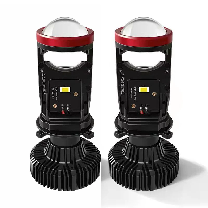 

Y7D H4 LED Projector Mini Lens Auto H4 LED Headlight Bulbs Kit Conversion High Beam Low Beam 110W Turbo Fan Car Light Lamp