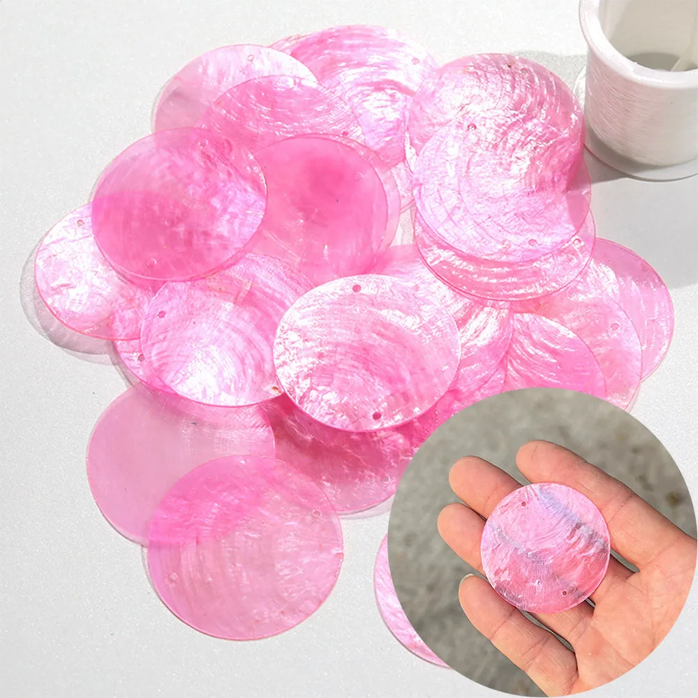 

Цветные натуральные ракушки 10 шт.