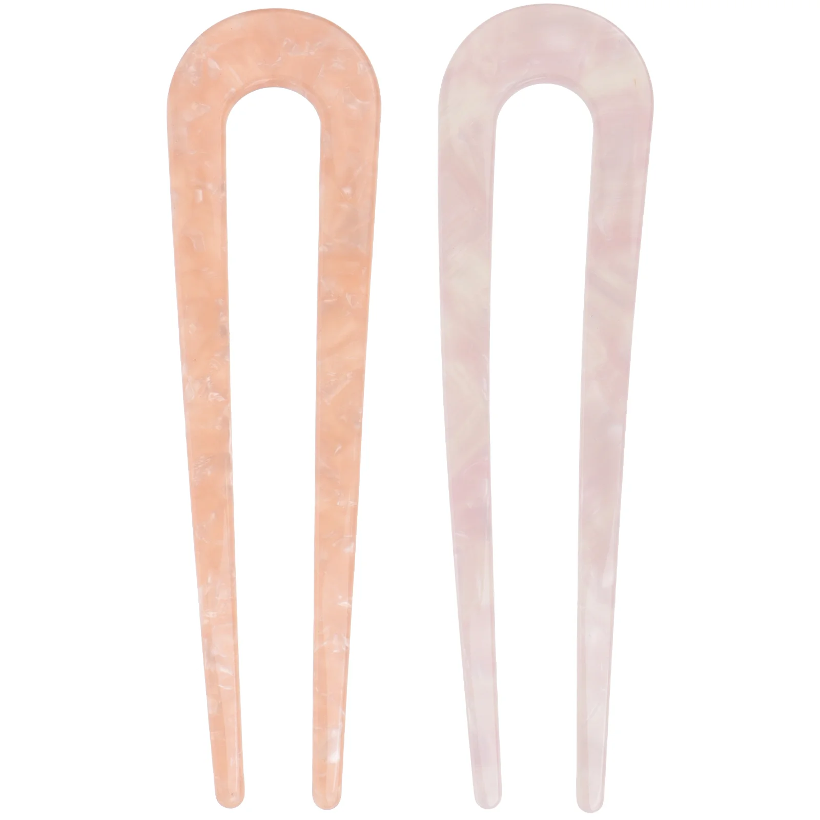 2 шт. арбузно-красные заколки для волос полезная декоративная вилка креативные