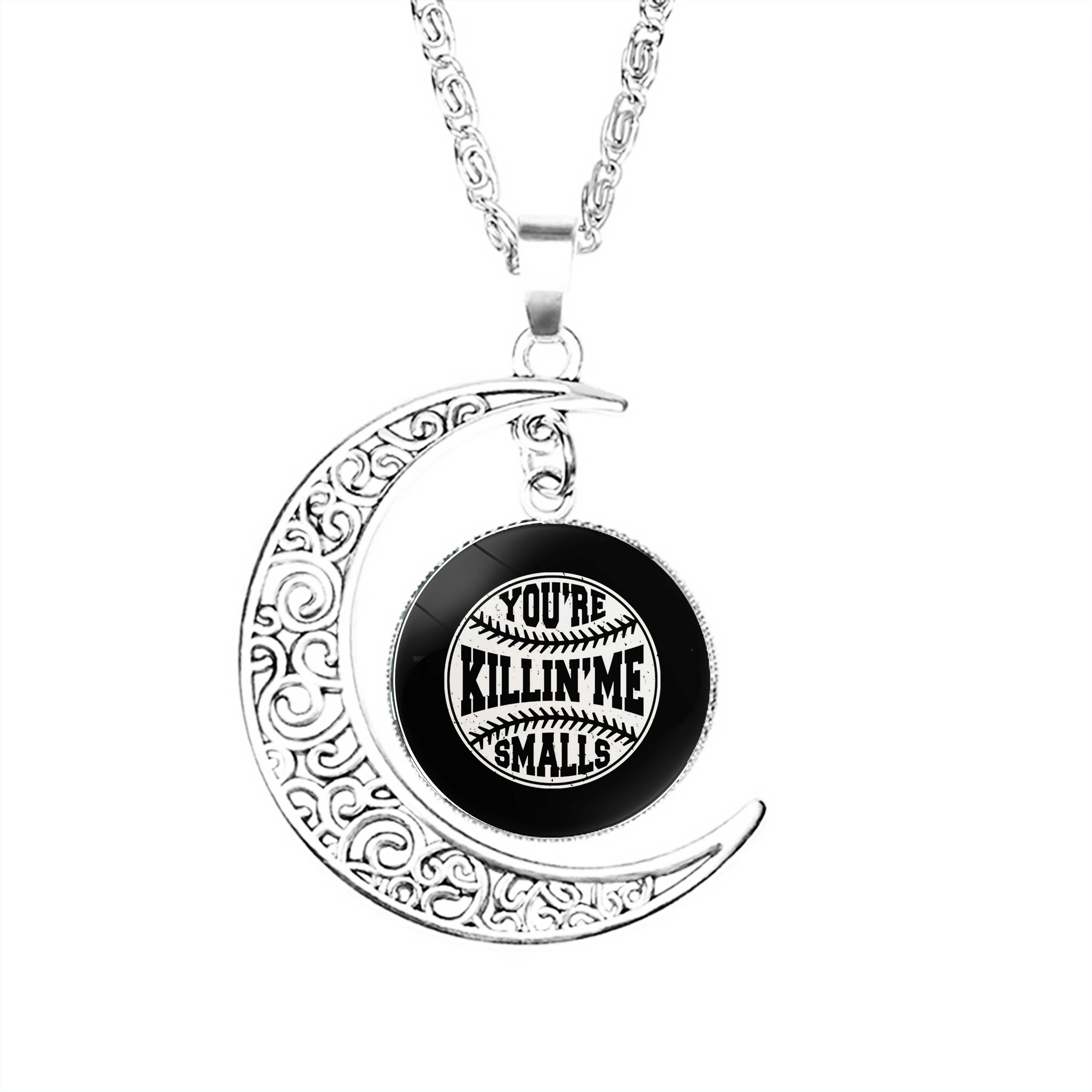 

Цепочка Из Нержавеющей Стали с изображением бейсбольной Луны