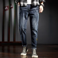 22ss fashion jeans for men business straight pants ninth pants baggy jeans men casual pants men clothing