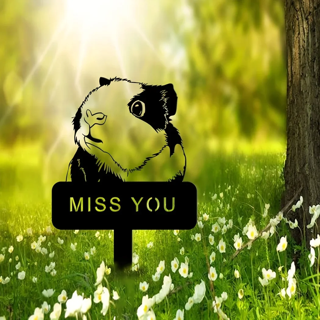 Металлический садовый декоративный кол из свиньи — мемориальные предложения