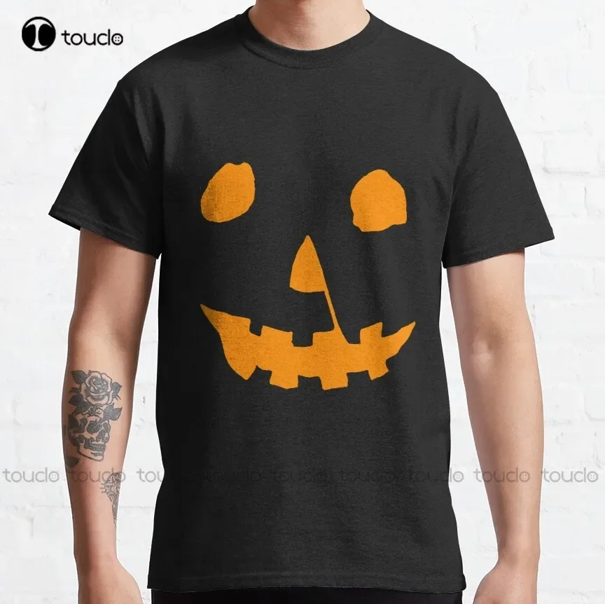 Touclo хлопковая футболка Jack-O'-Lantern