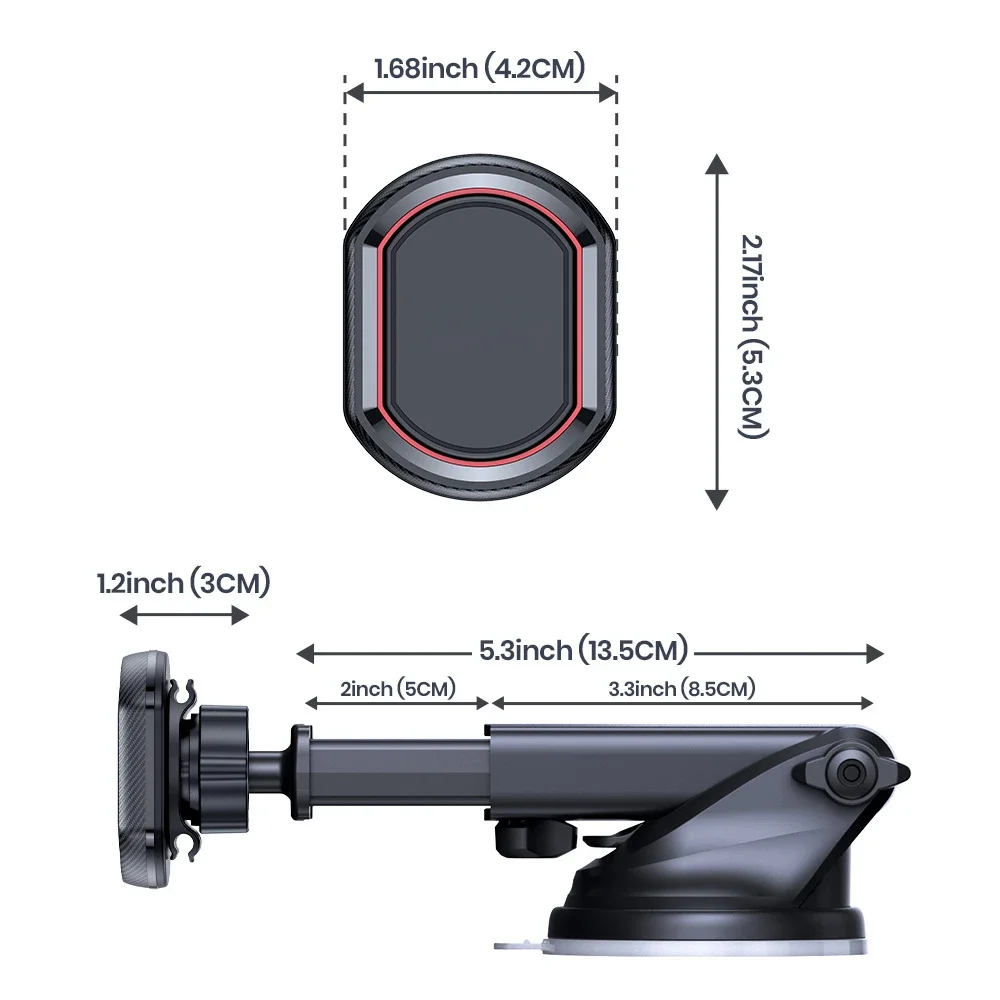 НОВОЕ магнитное автомобильное крепление для телефона N52 сильный магнит