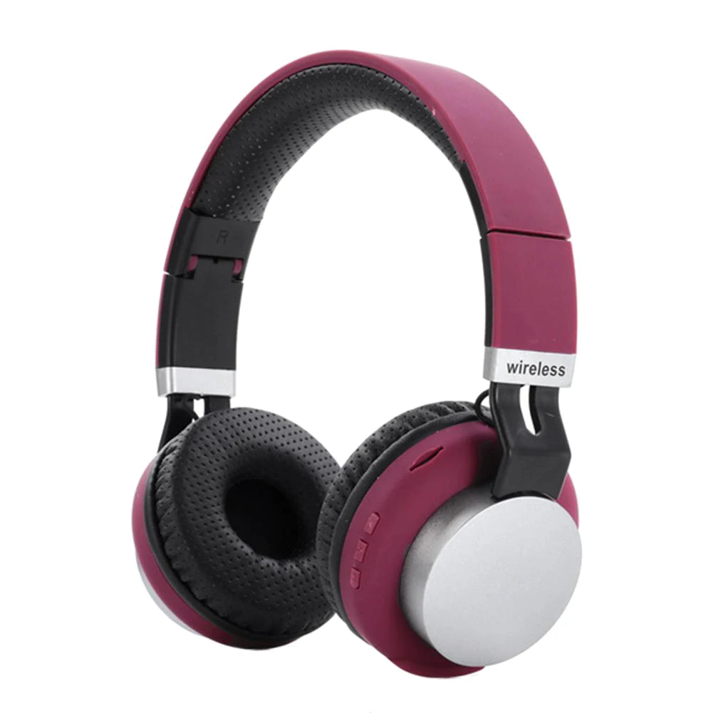 

Складные Bluetooth наушники MH8, беспроводные наушники, радио, стереонаушники, спортивные наушники с микрофоном (фиолетовый)
