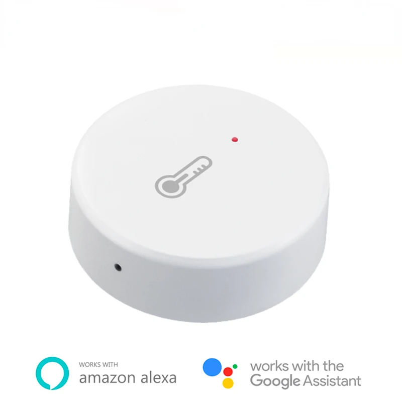 

ZigBee Smart Temperature And Humidity Sensor Work With Zigbee Gateway Hub Via Alexa Google Home SmartLife/ App Control