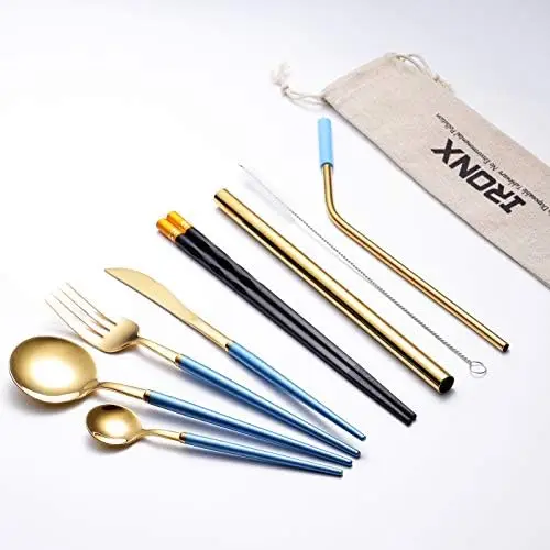 

Cuberterí (20 piezas, acero inoxidable 18/0, 4 piezas, incluye cuchillo/tenedor/cuchara (negro mate) Dog sunglasses Hat for cat