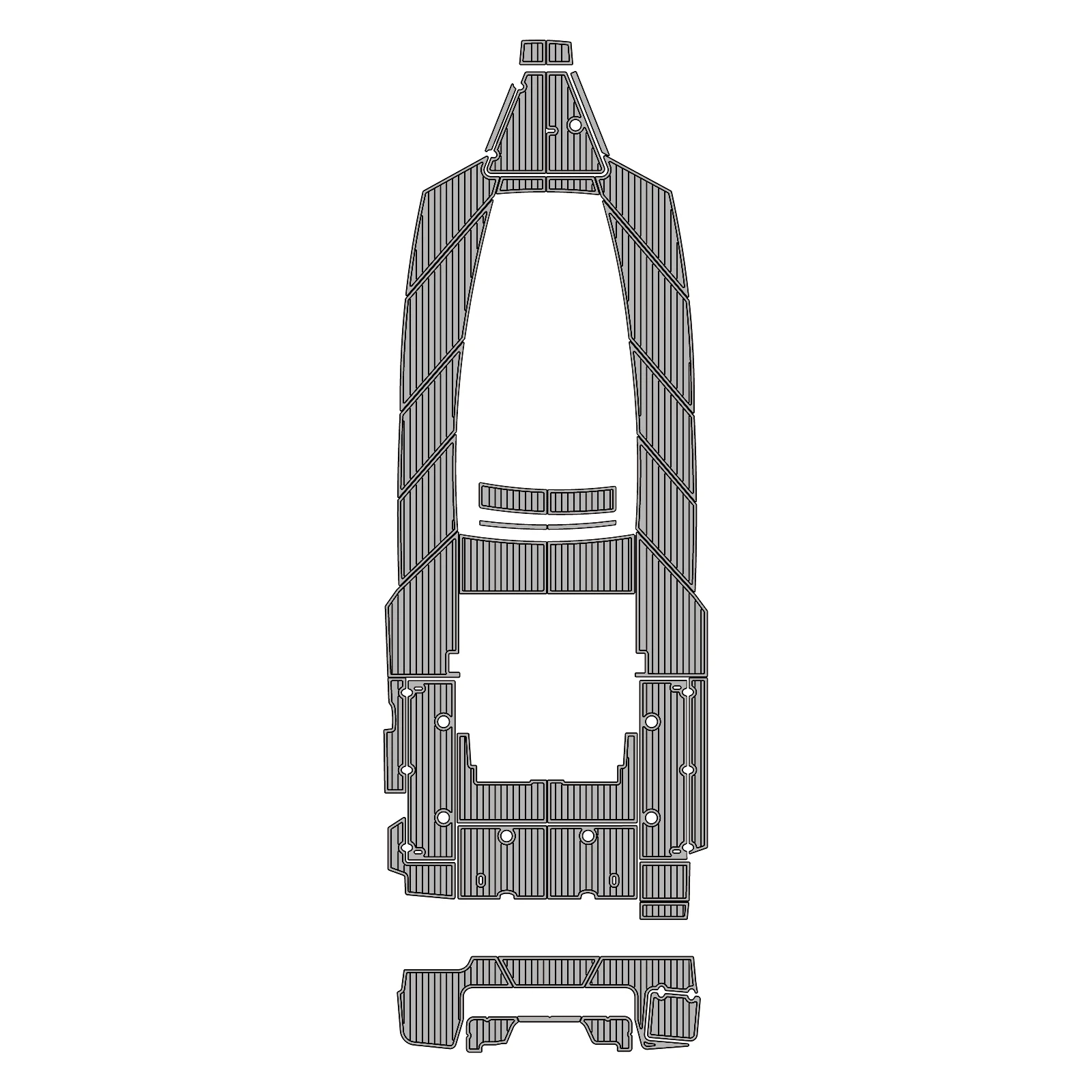 Комплект морской палубы для 2022 Blackfin 332 CC простыня яхты ковер нескользящая