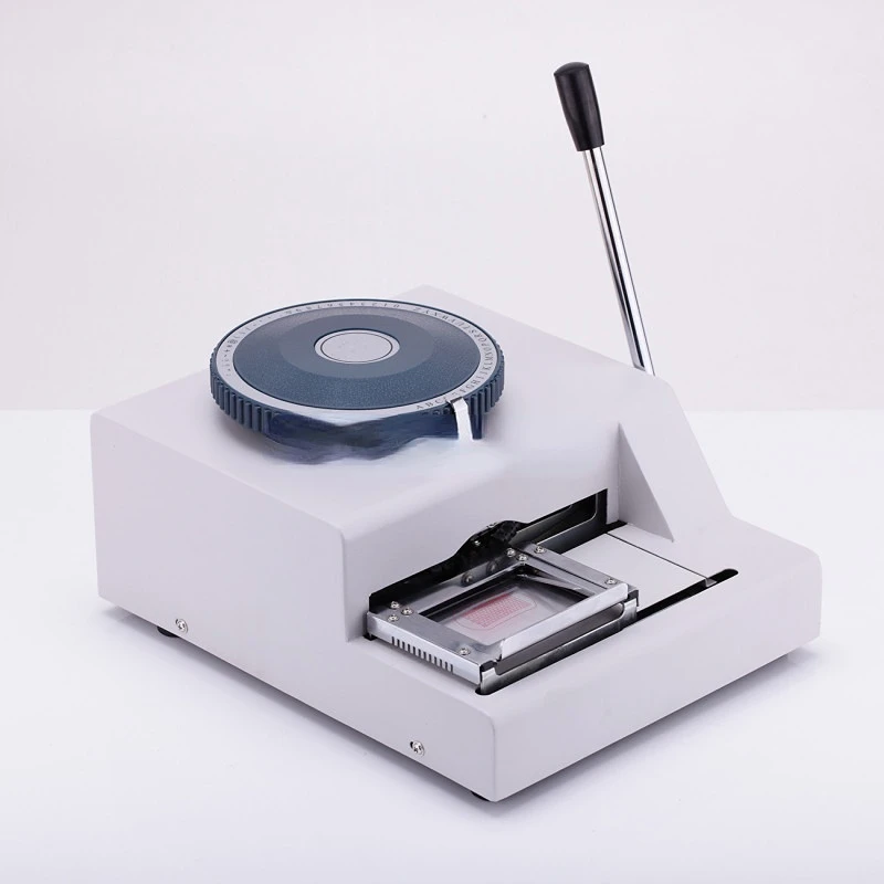 

Custom Manual 52 code letters metal embossing machine Alloy Name ID steel embossing machine
