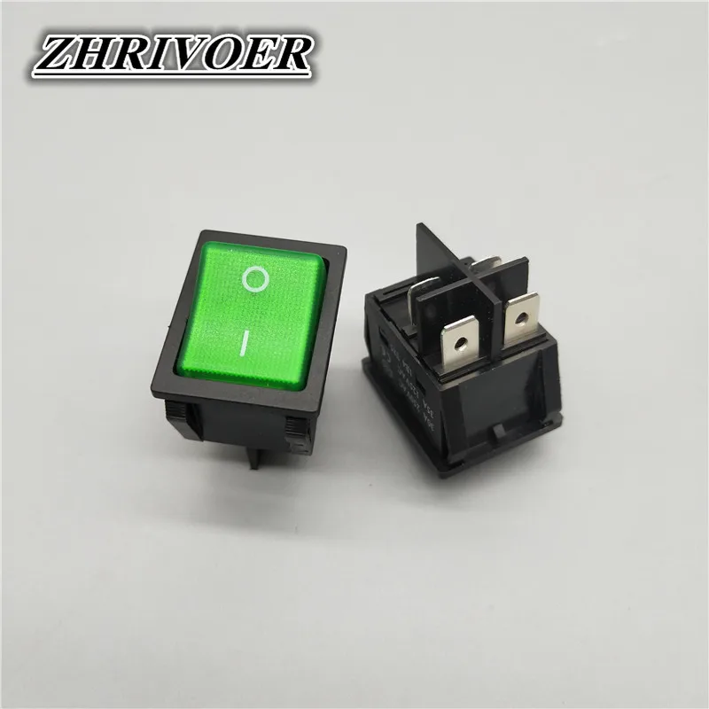 Автомобиль DIY модификация ключа KCD4 ON-OFF 30A/250V 16A/250V сверхмощный 4-контактный тумблер