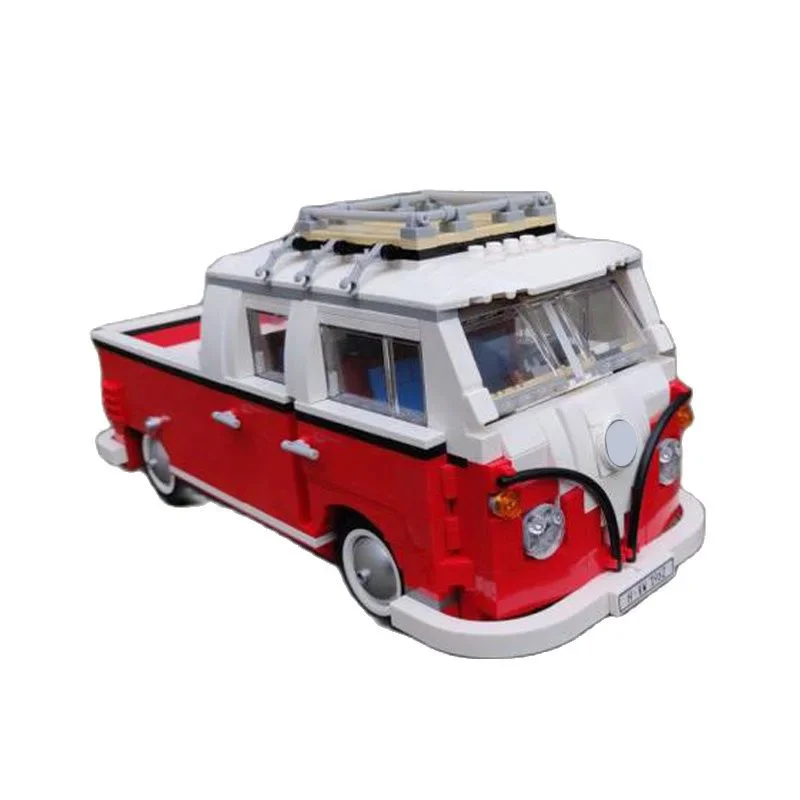 Новый дом-Кемпер VW T1 Doka 10220 модифицированный грузовик MOC строительные блоки
