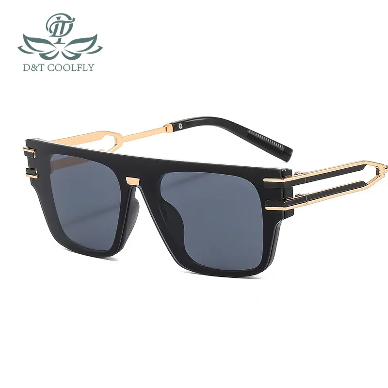 

D&T 2022 New Fashion Shield Sunglasses Women Men Brand Designer Luxury Gradients Lens Alloy Frame Quality Travel Style UV400
