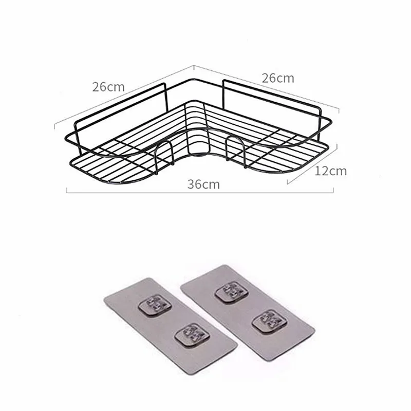 bathroom shelf storage rack toliet holder shower shampoo storage rack holder bathroom accessories kitchen organizer rack free global shipping