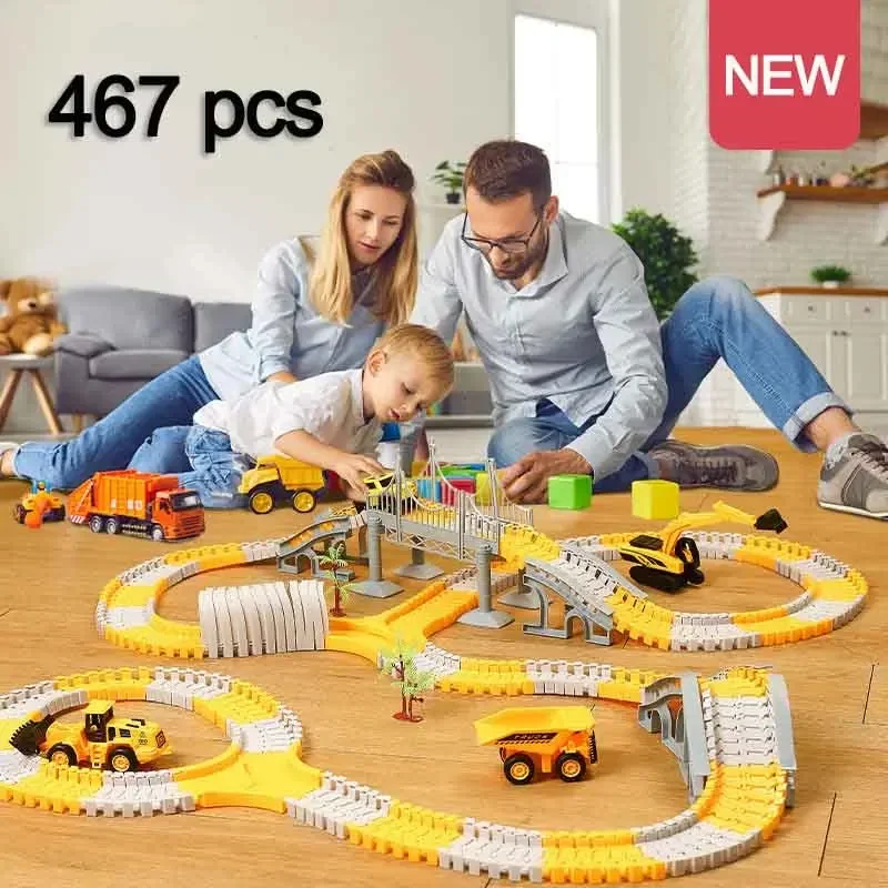 137-467 шт. детский Игрушечный трек с электроприводом