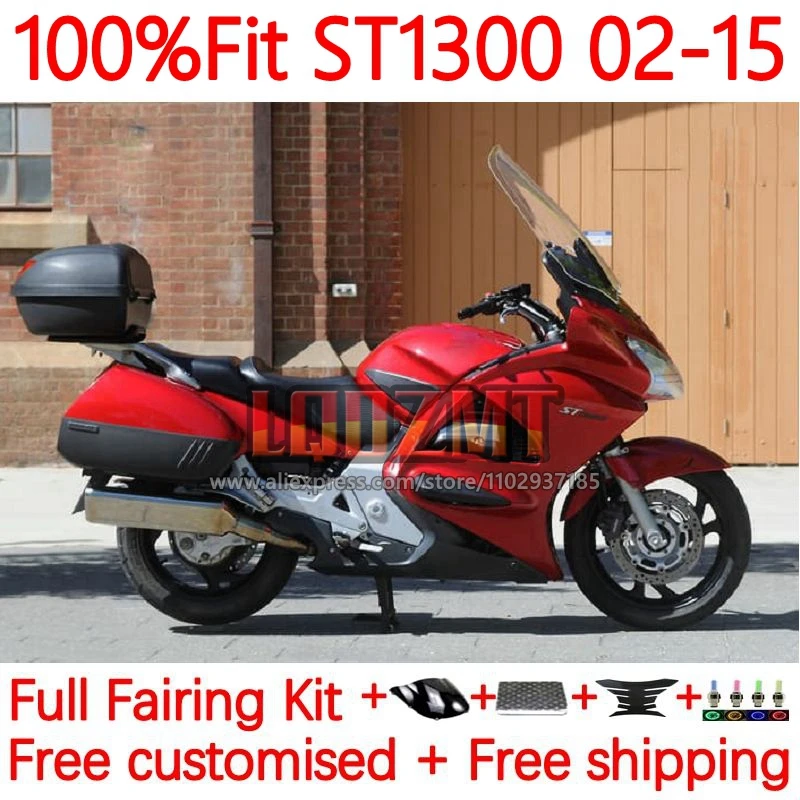 

Fairing For HONDA Pan European Light Red ST1300 ST 1300 02 03 04 05 06 07 08 2009 2010 2011 2012 2013 2014 2015 Frame 4No.47