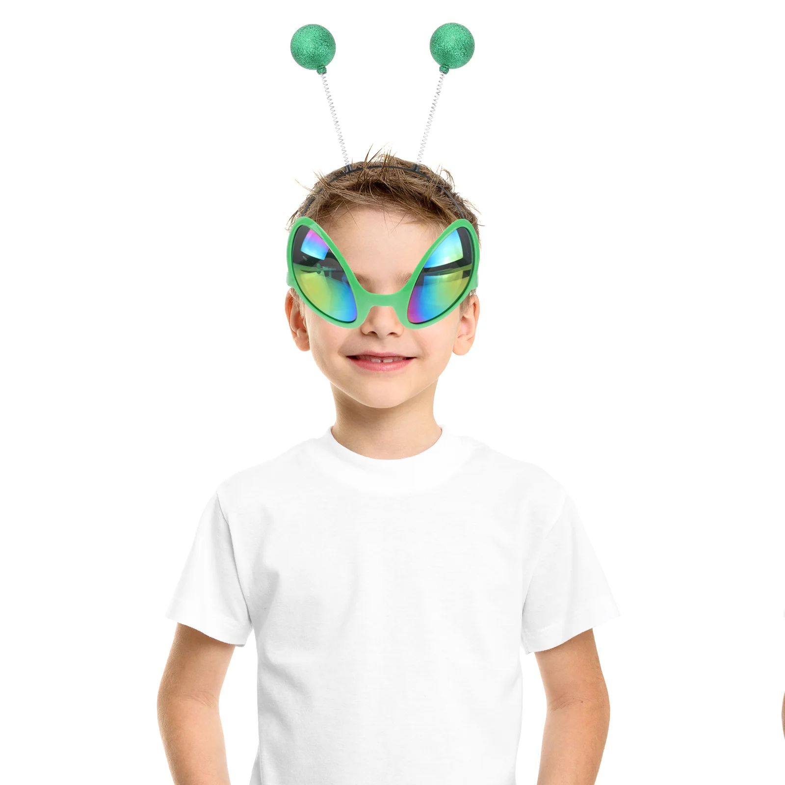 6 шт. украшают очки с изображением инопланетянина детские модные солнцезащитные