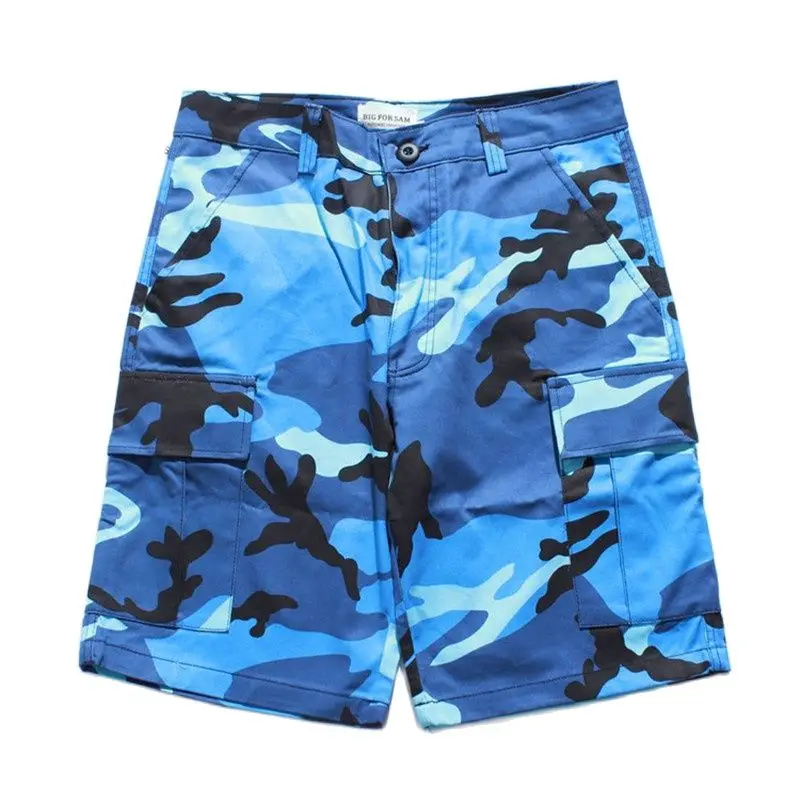 

Fashion Men Shorts Tide HiP HOP Camouflage Causal Cargo Short Pants Boys Camo Overalls Male Tracksuit Bottoms Plus Size XL