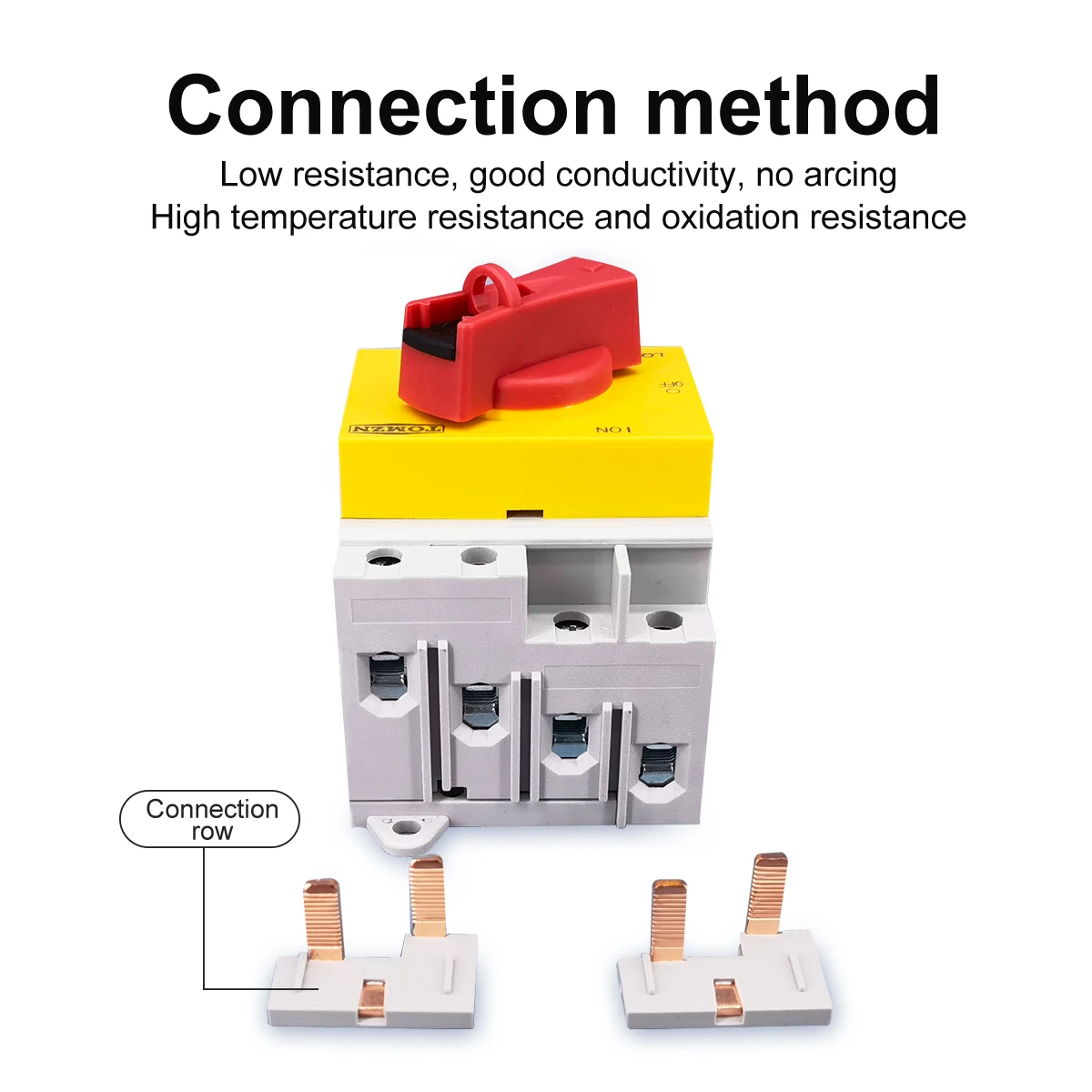 Фото PV DC 1200V 32A TOMZN Din Rail Solar Вращающаяся ручка изолятор поворотный переключатель размыкатель для солнечной распределительной коробки №5