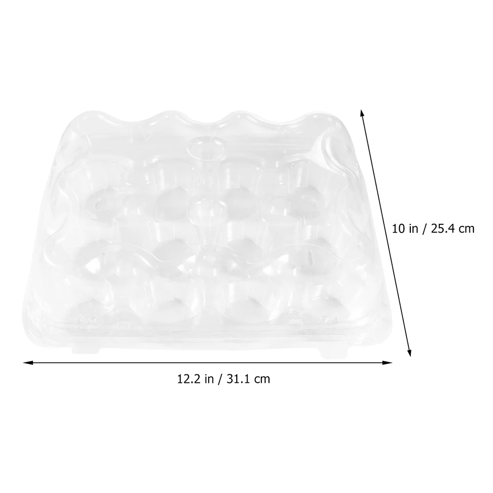 2 шт. штабелируемые мини-контейнеры для кексов коробки транспорта маффинов