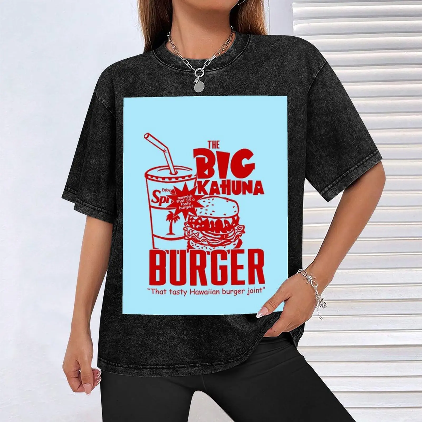 Футболка The Big Kahuna Burger винтажная одежда забавные футболки большого размера для
