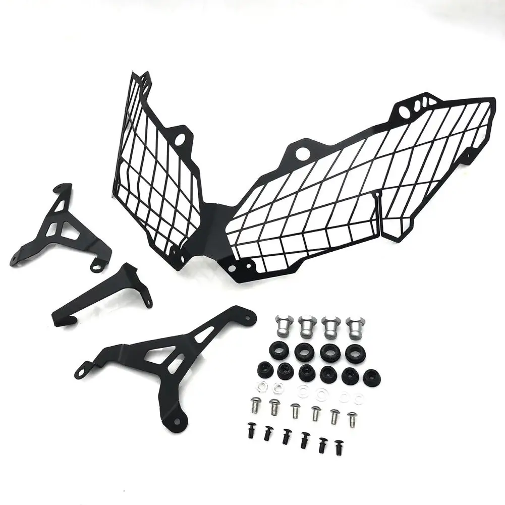 

Motorcycle Headlight Shield Guard Protector Stainless Steel Front Light Headlamp Grille Cover Protector Aluminum For Versys650