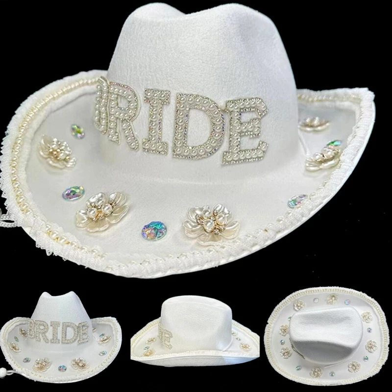 

Flat Caps Brimmed Hat Cowgirl Hat Magician Hat Adult Lady Cosplay Costume Bride Hat Night Club Headdress