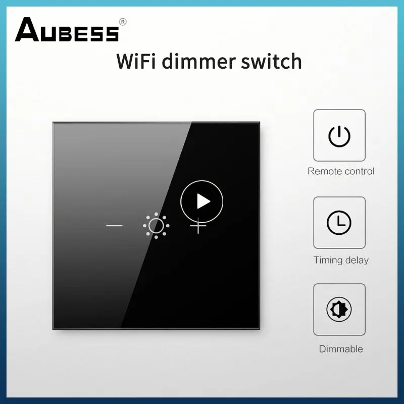 

1/2/3PCS Smart Dimming Switch Touch Wall Mount Wifi Wall Mounted Touch Dimming Poor Handwriting Smart Light Switch