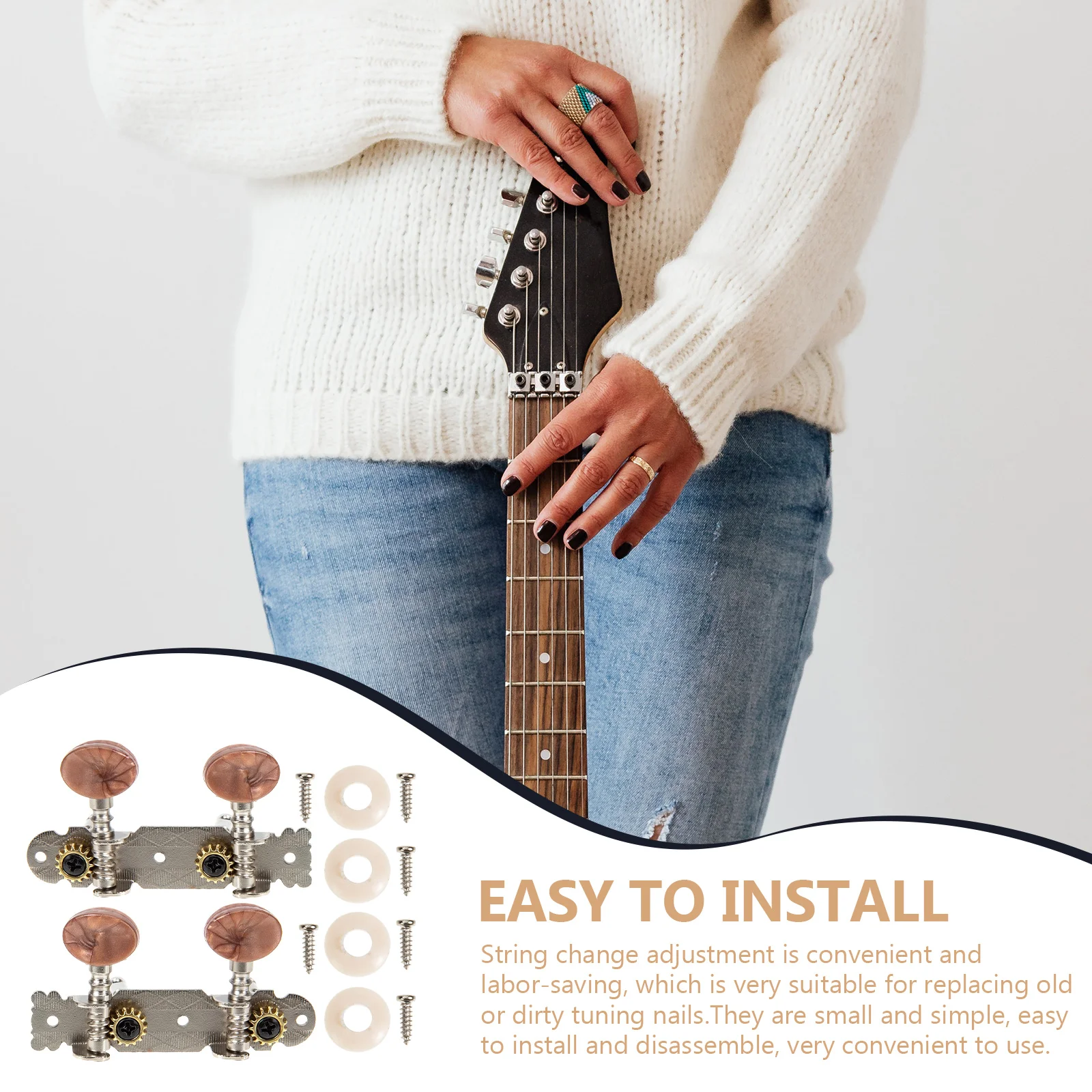 Металлические тюнеры для укулеле колки настройки штифт головы головки гитарной