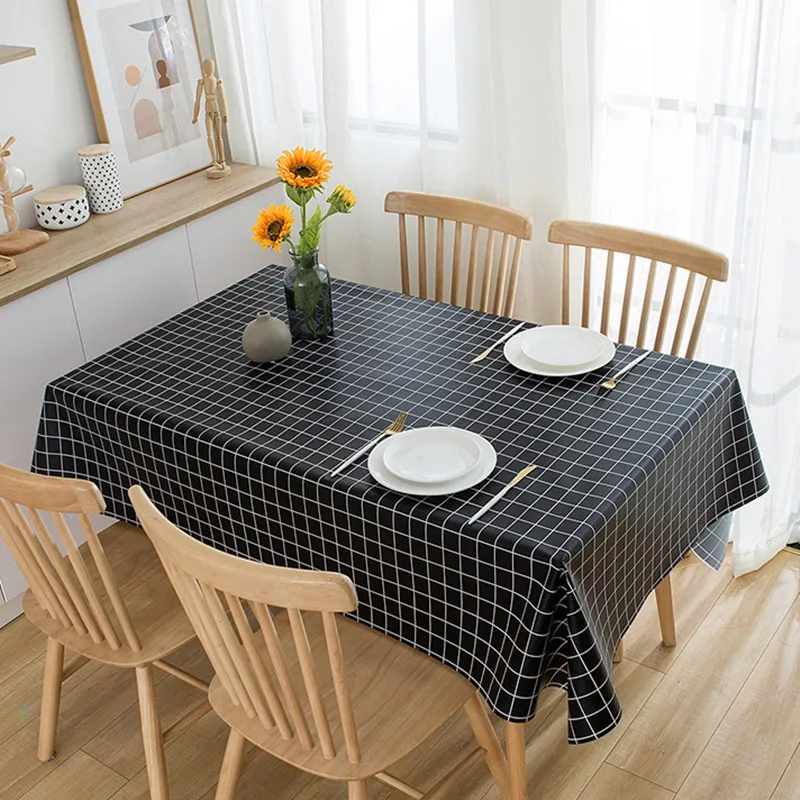 

Pvc Olie-Proof Waterdicht Huis Keuken Tafelkleed Plaid Makkelijk Wasbaar Veeg Tafel Cover Mat Tapete Schoorsteenmantel