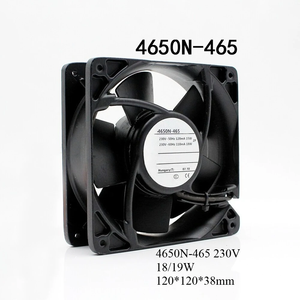 Фото ДЛЯ Ebm-paps New 4650N-465 230 В 18/19 Вт 120*120*38 мм вентилятор для шкафа/зарядки №1