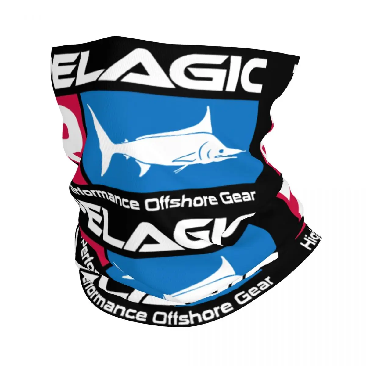 

Pelagic Fisher Lover Bandana Neck Gaiter Printed Wrap Scarf Warm Balaclava Fishing Unisex Adult All Season