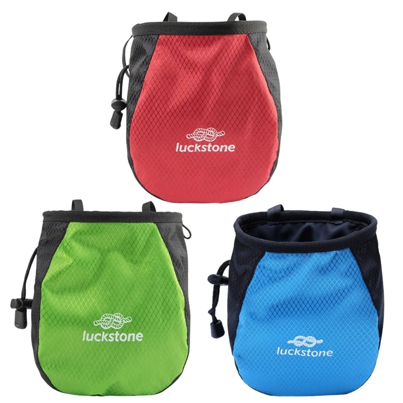 

Rock Climbing Chalk Bag Adjustable Drawstring Chalk Bag Bouldering Chalk Bag
