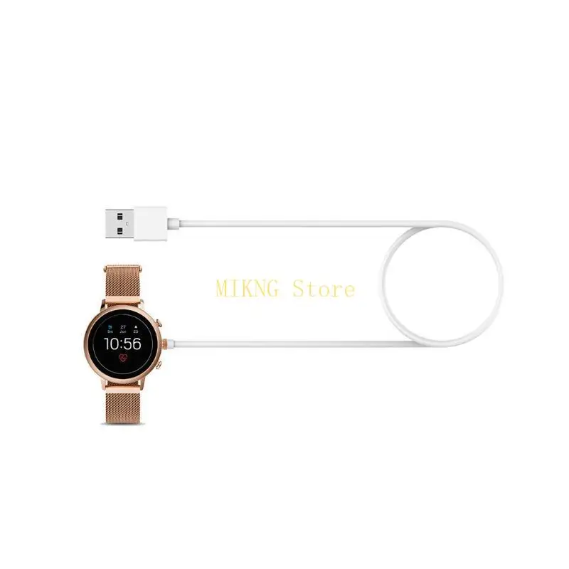 Фото Док-станция для зарядного устройства SmartWatch с USB-базой для адаптера зарядного устройства Fossil-Gen6/5, лучшая распродажа №2