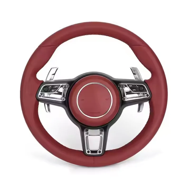 Обновленное кожаное рулевое колесо Volant Lenkrad для Porsche 911 Boxster 987 996 GT2 Cayenne 957 958 Cayman 981