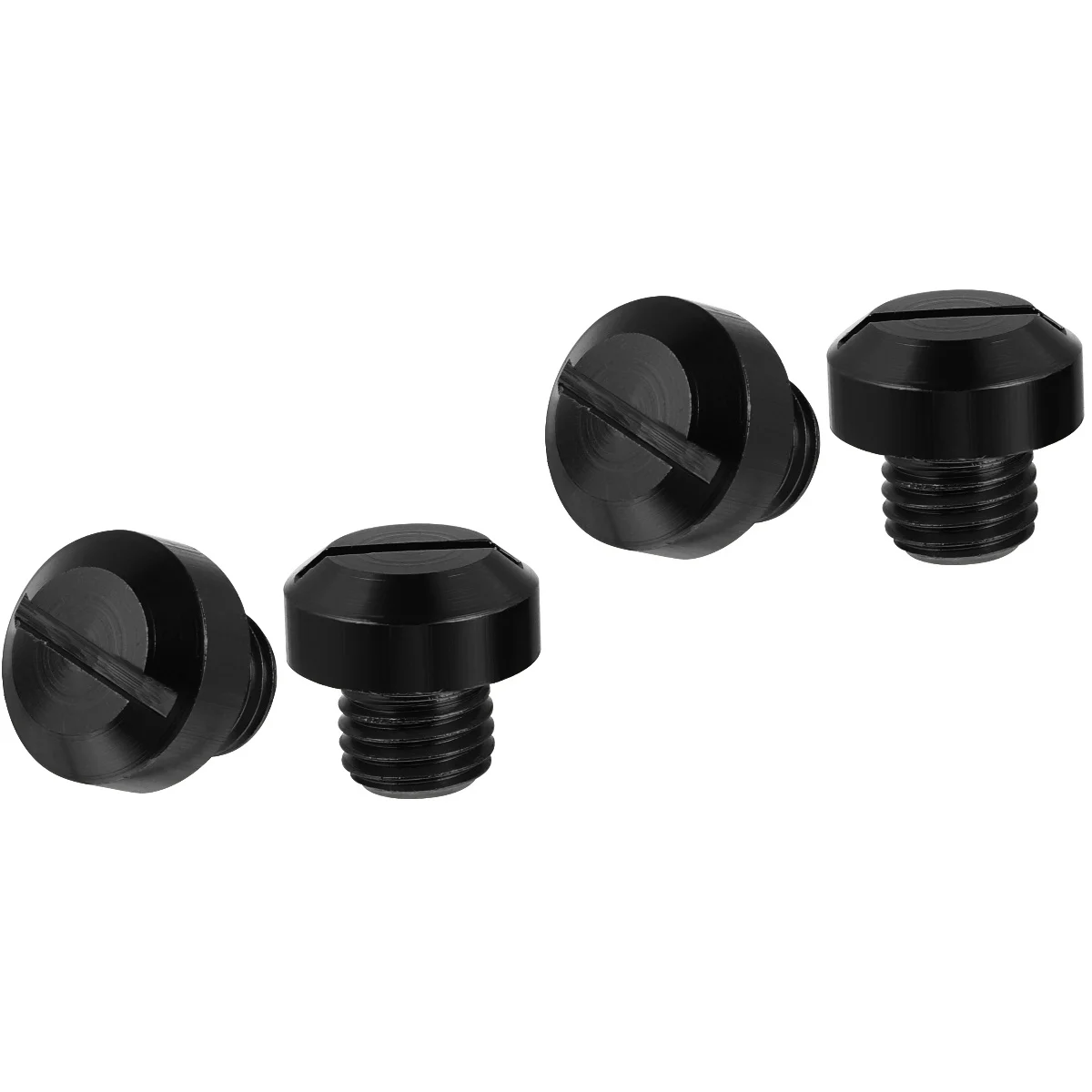

4 Pcs Electric Motorcycle Mirror Screw Trim Rear View Hole Plugs Aluminum Alloy