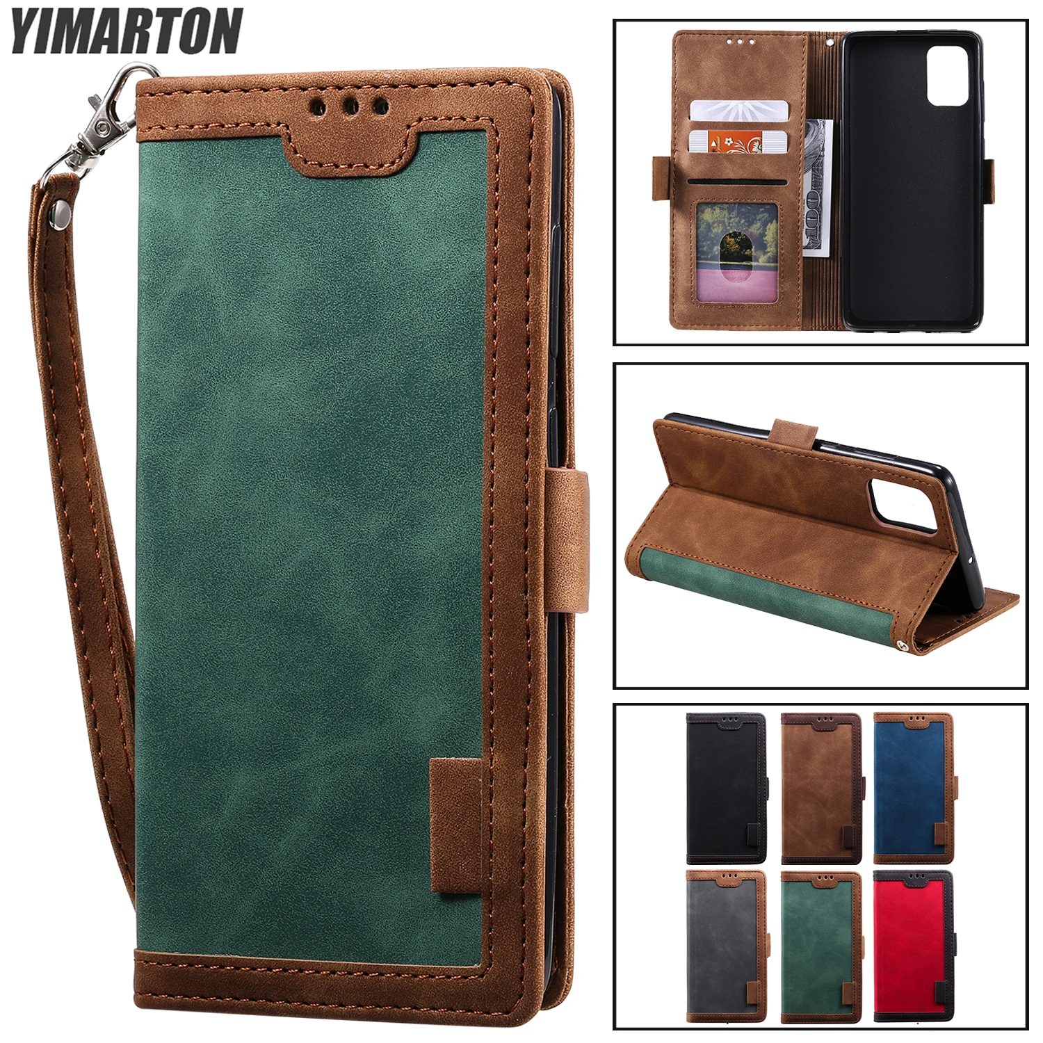 

Leather Flip Case For Redmi 9 9A 9C K20 Note 11 10 S 9 8 7 Pro Max 9T 8T Luxury Wallet Card Holder Slot Magnetic Phone Bag Cover