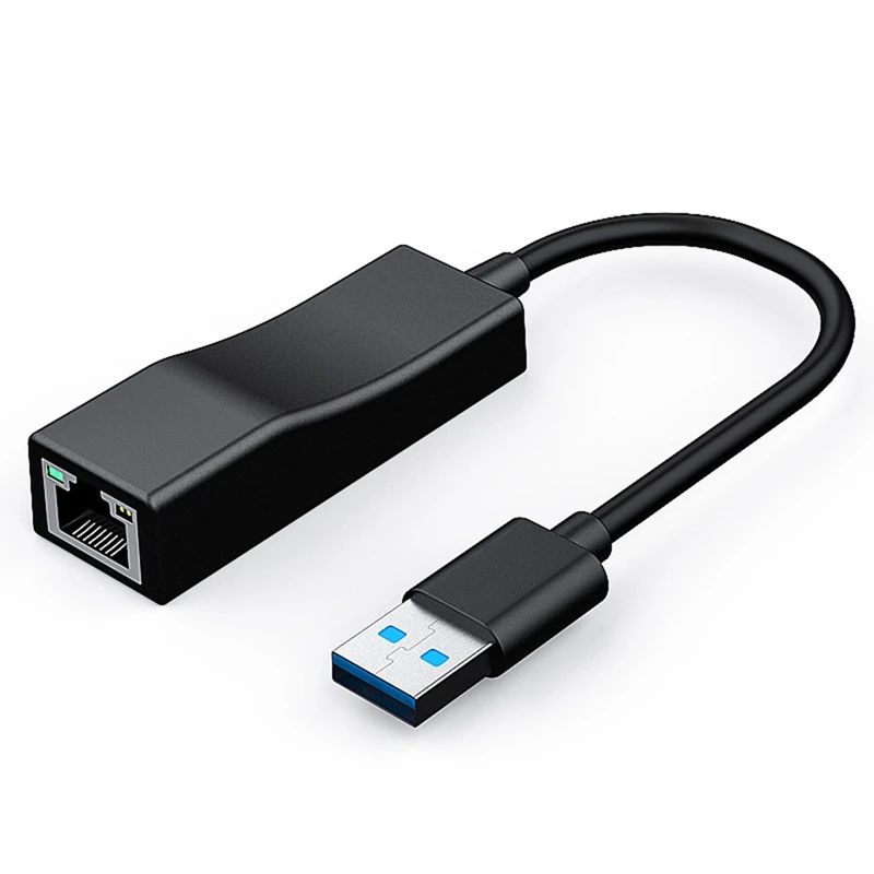 

1 Piece USB To Ethernet Adapter USB 3.0 To Gigabit Ethernet Adapter Driver Free Compatible For Macbook, Surface Pro
