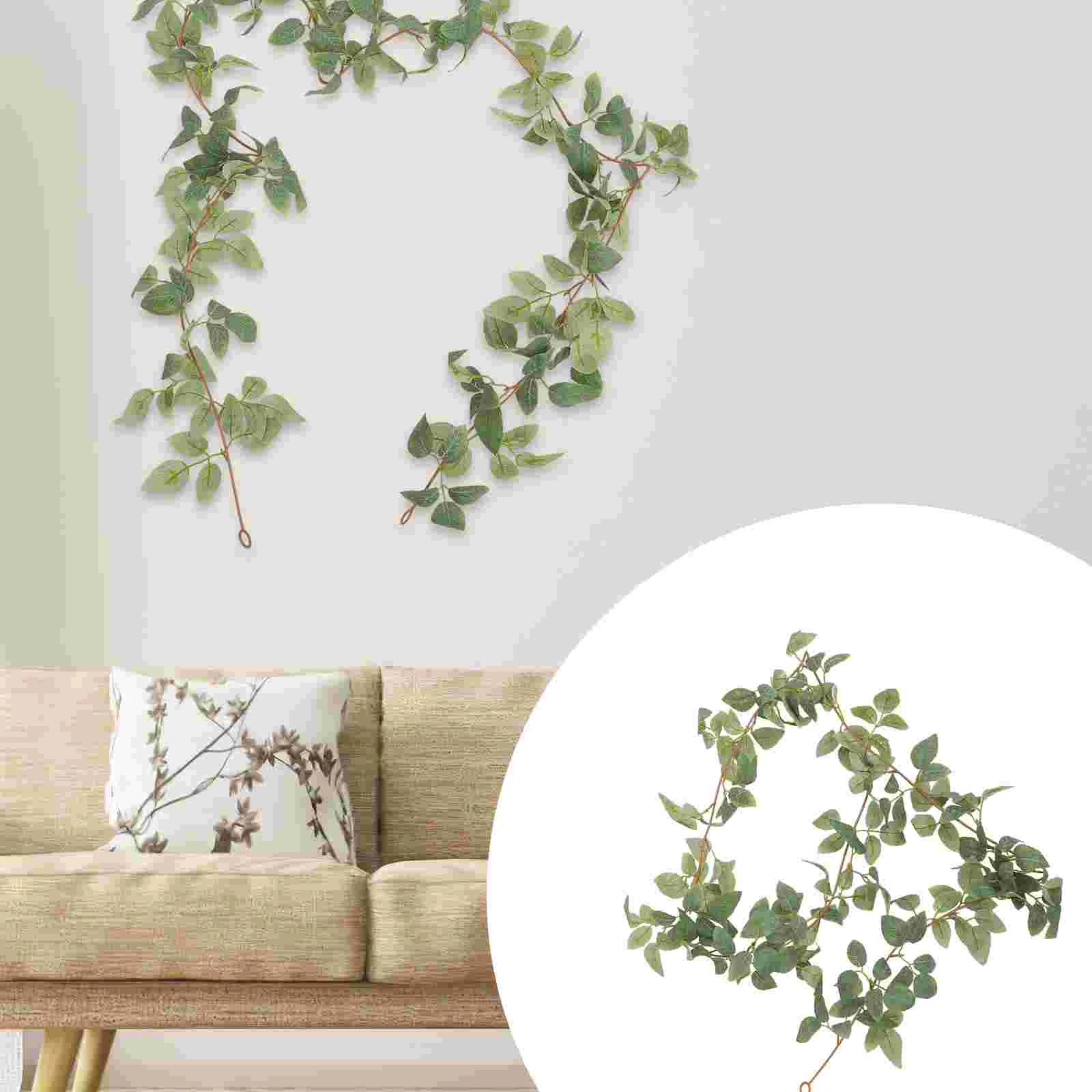 

Artificial Rattan Fake Vine Bedroom Hanging Eucalyptus Imitation Faux Plastic Vines