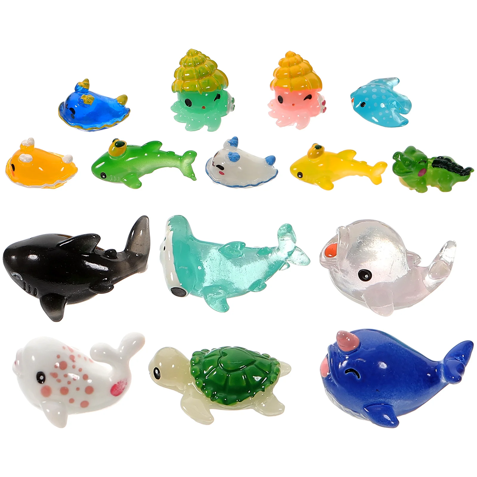 

Mini Animal Model Cake Decoration Toy Resin Delicate Decors Ocean Creative Adornments Creatures Marine Toys