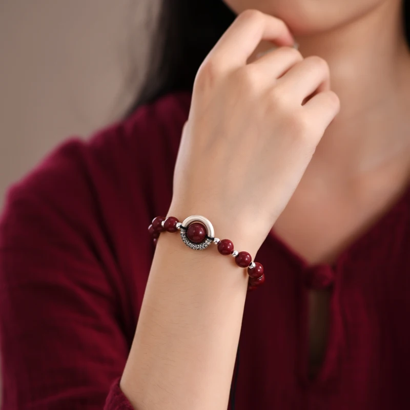 Женский браслет с защитной пряжкой из стерлингового серебра 925 пробы ZABRA новый