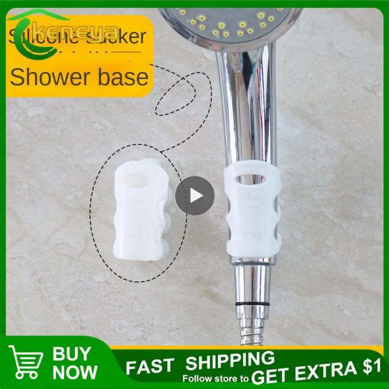 

Strong Viscosity Shower Suction Cup Wall Mount Waterproof Flower Sprinkling Sucker Nailless Bathroom Accessories Removable