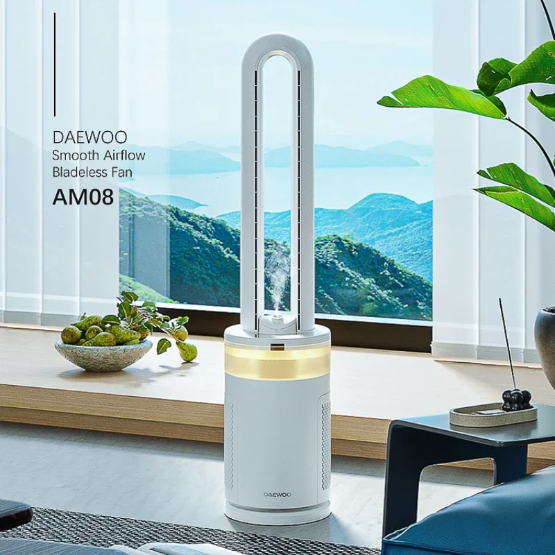 Безлопастной Электрический вентилятор 220 В малошумный увлажнитель без лопасти