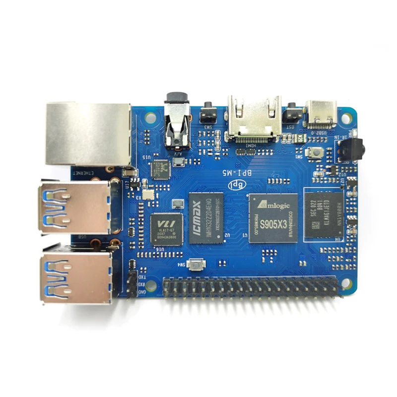 Одноплатный компьютер нового поколения Banana PI BPI M5 Amlogic S905X3 дизайн SBC arm linux |