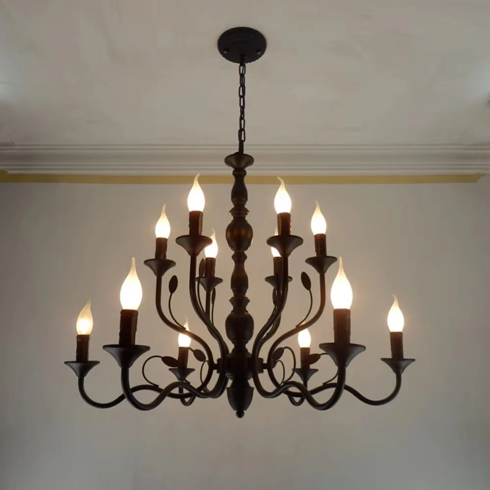 Американская люстра для гостиной магазин одежды украшение ресторана свет в