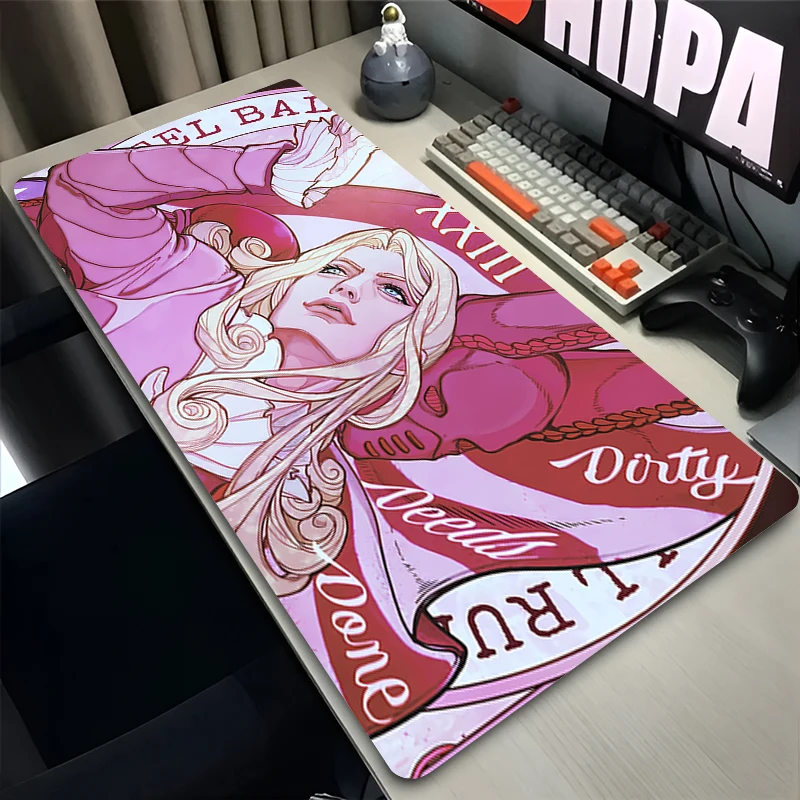 Коврик для мыши для киберспорта J-jojo Bizarre Adventure Anime, удлиненный настольный коврик XXL, коврик для клавиатуры, игровой коврик, компьютерный коврик для мыши (art.: 3920dc3e8df5c) - 3920dc3e8df5c