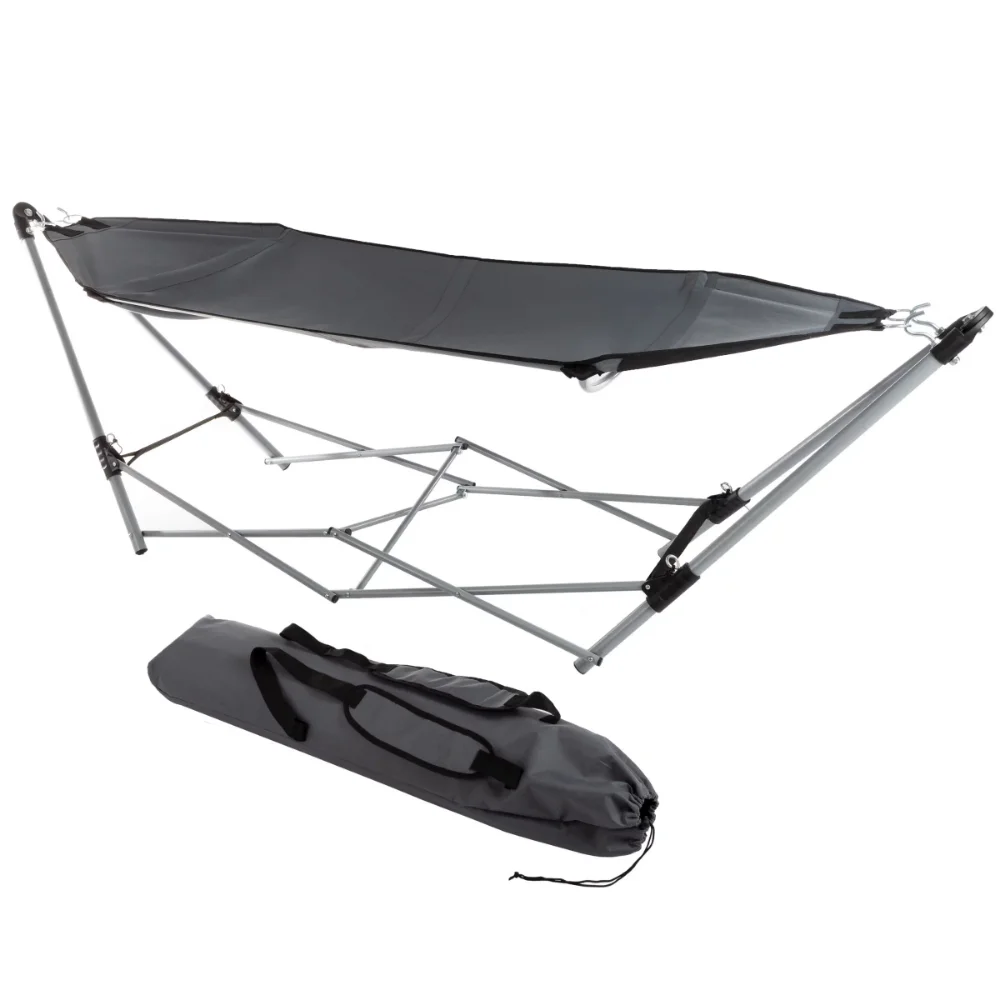 

216455OAN Hammock with Collapsible Aluminum Frame,Durable and Strong,22 Lb, 94.00 X 31.00 X 32.25 Inches