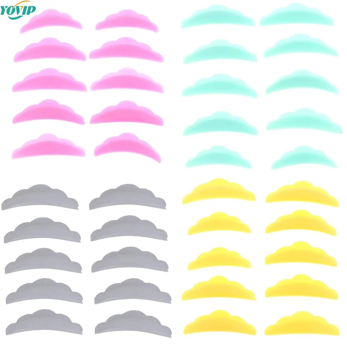 

5 пар, силиконовые накладки для завивки ресниц